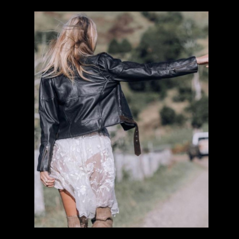 FIRE IN THE NIGHT LEATHER JACKET - Picture 3 of 8